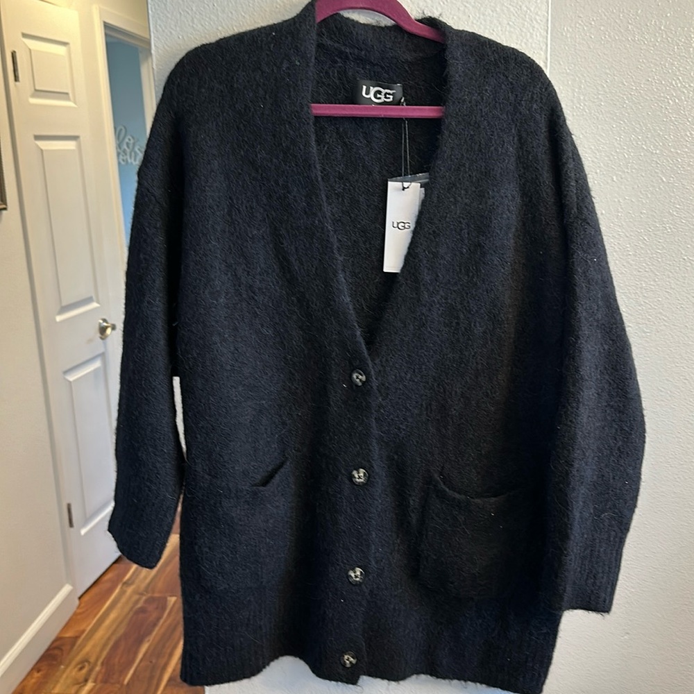 NWT UGG cozy black sweater